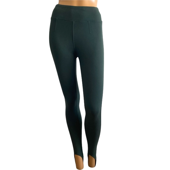 Kit and Ace High Waist Green Leggings 4 - Picture 1 of 12